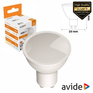 Lâmpada LED GU10 Dimável Spot 7W 230V 4000K 530lm AVIDE - (ABGU10NW-7W-APD)