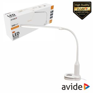 Candeeiro Secretária LED 5W 300lm 4000K 230VAC AVIDE - (ABLDL-DM-STAND-5W)