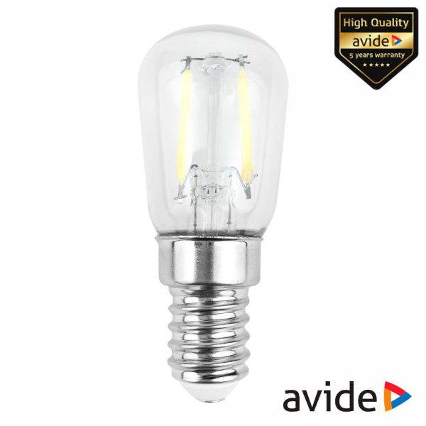 Lâmpada LED E14 T26 Filamento 2W 230V 4000K 220lm AVIDE - (ABLFT26NW-2W)