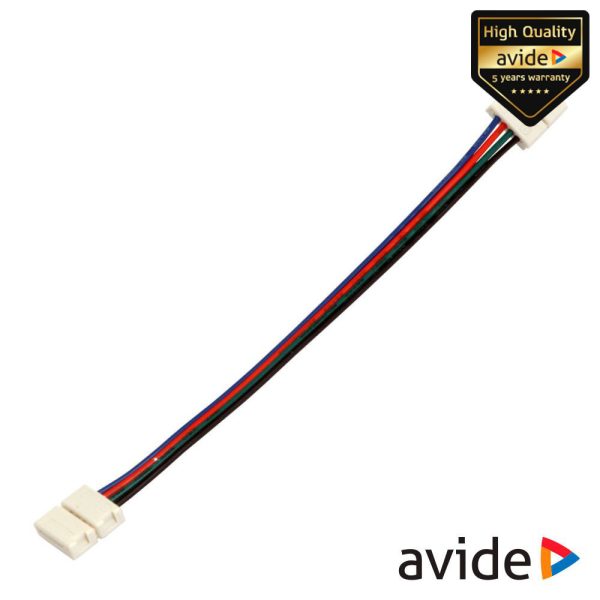 Adaptador P/ Alimentação de Fitas LED RGB C/ Conector AVIDE - (ABLS12VRGB-08)