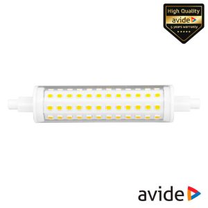 Lâmpada R7S 10W 230V LED Dimável 118mm 6400K AVIDE - (ABR7SCW10W-D)