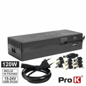 Alimentador Switching 15-24V 6A C/USB PROK - (ACK120W-USB)