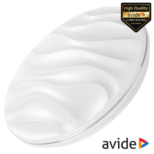 Aplique LED Redondo 24W 380mm 6400K 2200lm Selene AVIDE - (ACLO38CW-24W-SEL)