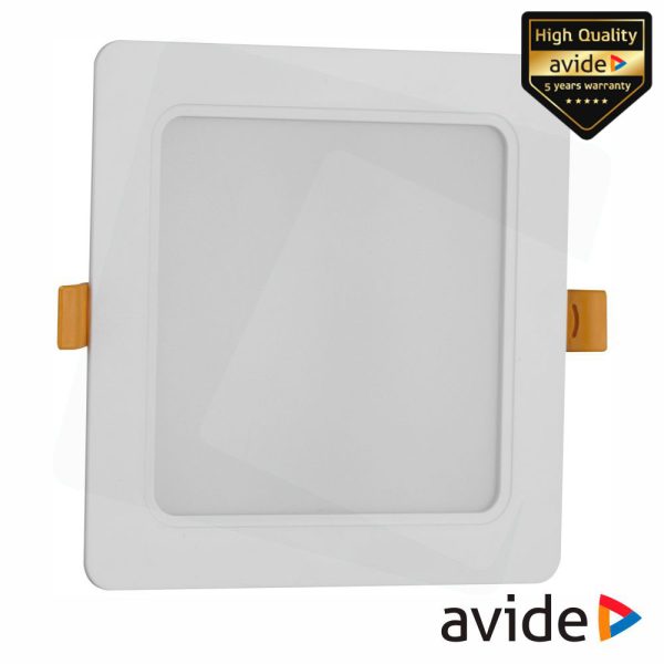 Painel LEDS Quadrado 12W 145mm 6400K 1250lm AVIDE - (ACRPCW-S-12W-PC)