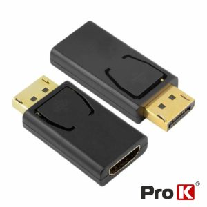 Adaptador Displayport Macho / HDMI Fêmea PROK - (ADPDP01)