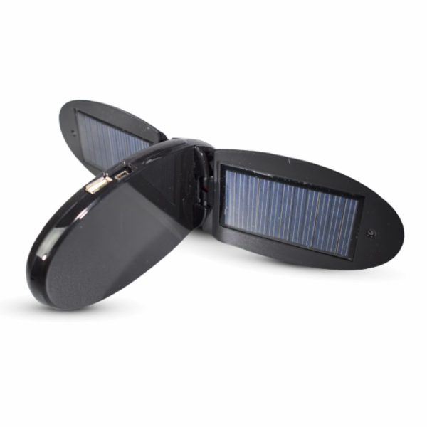 Carregador Solar 1100ma 5v C/ 12 Fichas E Lcd USB A-Solar - (AM106)