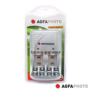 Carregador De Baterias AA/AAA/9V AGFAPHOTO - (APACVE)