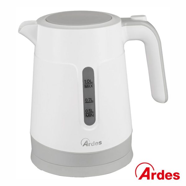 Fervedor de Água Elétrico Branco 2200W 1L ARDES - (ARBOL01)