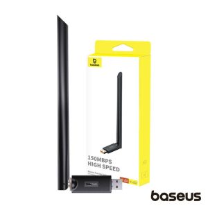 Adaptador USB Wifi Lan 802.11b/G/N 150mbps Wps BASEUS - (B01317600111-00)