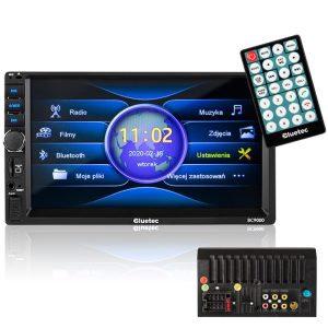 Auto-Rádio 4x 50W Bluetooth/AUX/FM C/ Controlo Remoto - (BC-9000)