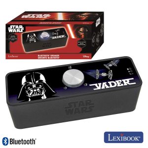 Coluna Bluetooth Portátil 2x3W Aux/Bat Star Wars Lexibook - (BT500SW)