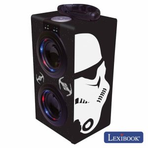 Coluna Bluetooth Portátil 2x3W USB/BT/Aux/Bat LED Star Wars - (BT600SW)