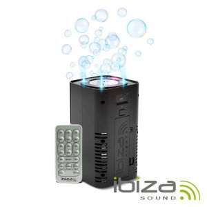 Máquina De Bolhas Preta Leds Pilhas IBIZA - (BUBBLE-DREAM)