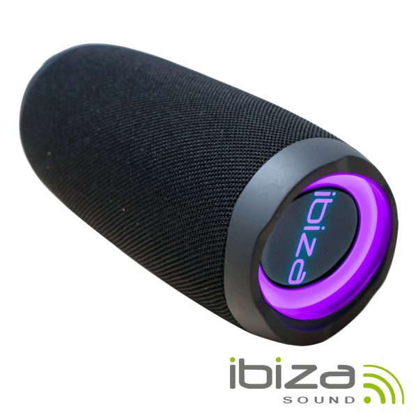 Coluna Bluetooth Portátil 30W USB/MicroSD/AUX TWS IBIZA - (BULLET30)