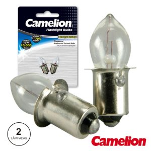 Lâmpada Baioneta 0.5a 3.6V Vacuum 2x Blister CAMELION - (BV3/50P-BP2)