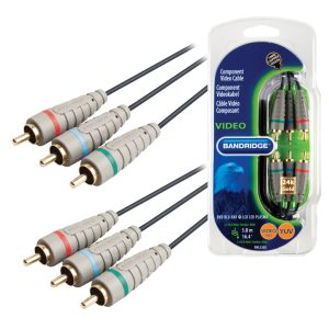 Cabo 3rca Macho / 3rca Macho 5m BANDRIDGE - (BVL3305)