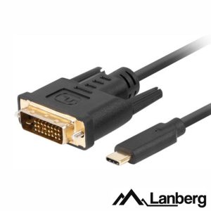 Cabo USB-C 3.2 Macho / DVI-D Macho 1.8m LANBERG - (CA-CMDV-10CU-0018)