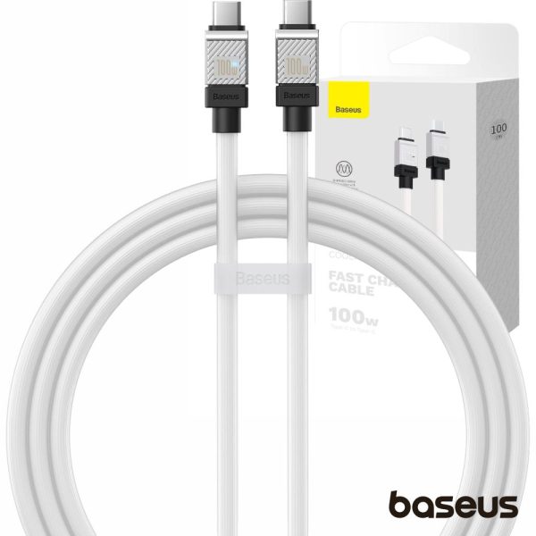 Cabo USB-C Macho P/ USB-C Macho 100W PD 1m Coolplay BASEUS - (CAKW000202)