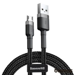 Cabo USB-A Macho P/ MicroUSB Macho 0.5m Cafule BASEUS - (CAMKLF-AG1)