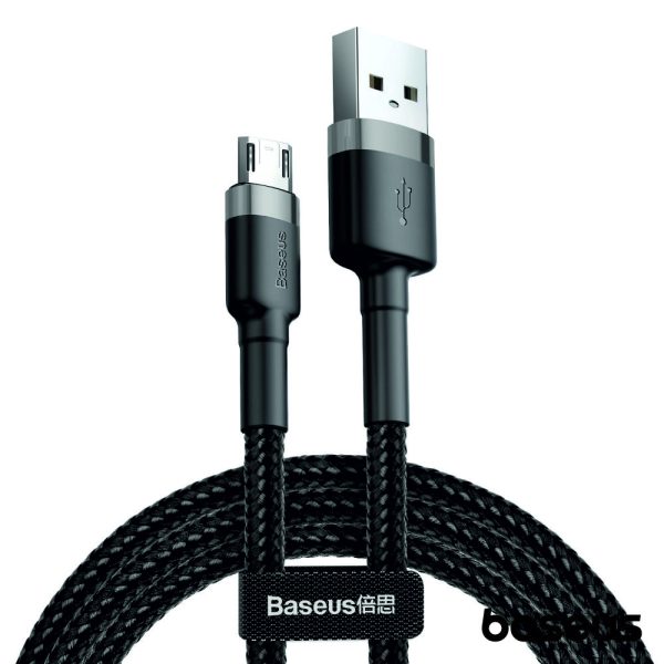 Cabo USB-A 2.0 Macho P/ MicroUSB Macho 1m Cafule BASEUS - (CAMKLF-BG1)