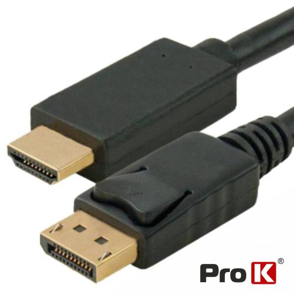 Cabo Displayport Macho / HDMI Macho 3m PROK - (CDPHDMI3A)