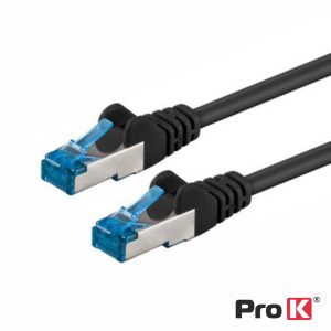 Cabo S/Ftp CAT6E 20m Preto PROK - (CFTP6E20BK)