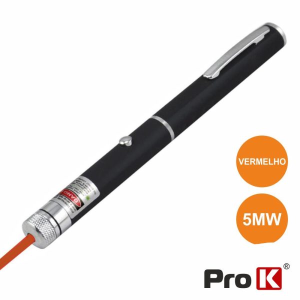 Ponteiro Laser Vermelho 5mW PROK - (CLA005MW01)