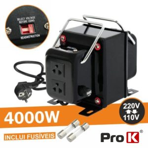 Conversor 110v-220v / 220v-110v 4000W PROK - (CONV4000W)