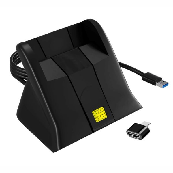 Leitor De Cartão Cidadão USB C/ Adaptador USB-C - (CRDRD01)