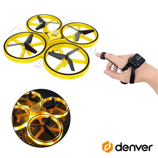 Drone C/ Transmissor de Pulso 4 Hélices DENVER - (DRO-170)