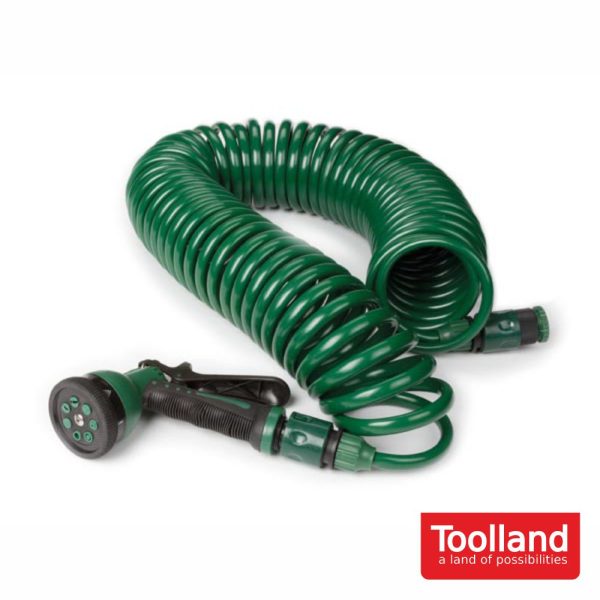 Mangueira de Jardim Em Espiral 15m TOOLLAND - (DT70015N)