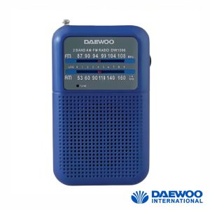 Rádio Portátil AM/FM Azul DAEWOO - (DW1008BL)