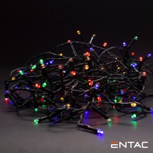 Luzes de Natal 240 LED Multicor 24m ENTAC - (ECL-240-MC)