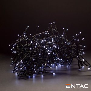 Luzes de Natal 400 Mini LED 5mm 6400K 8m ENTAC - (ECL-M400CW)