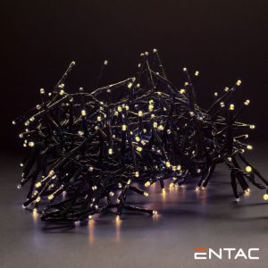 Luzes de Natal 400 Mini LED 5m 3000K 8m ENTAC - (ECL-M400WW)