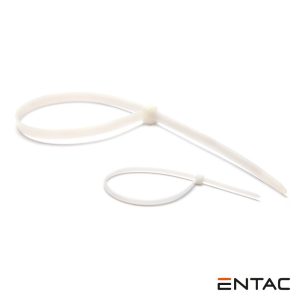 Conjunto 50 Abraçadeiras Nylon 3.6x200mm Branco ENTAC - (ECT-3.6-200-W)