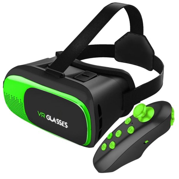 Óculos De Realidade Virtual 3d C/ Comando P/ Smartphone - (EGV300R)