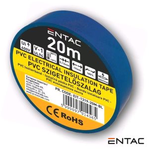 Fita Isoladora Azul 20M ENTAC - (EIT-1319-20M-BL)