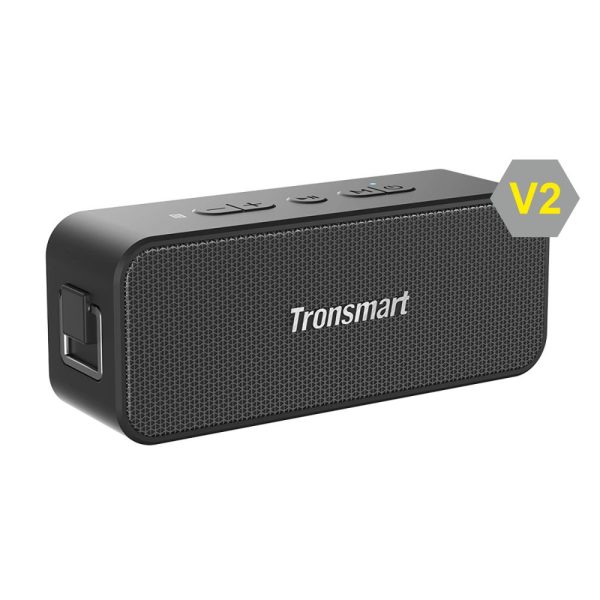 Coluna Bluetooth V5.3 20W Preto Element T2 PLUS V2 IPX7 - (ELEMENT-T2PLUS-V2)