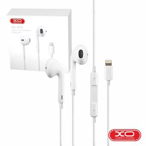 Auscultadores Stereo Lightning C/ Microfone Branco XO - (EP3-WH)