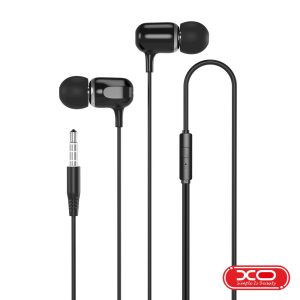 Auscultadores Stereo C/ Microfone Jack 3.5mm Preto XO - (EP31-BK)