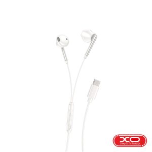 Auscultadores Stereo C/ Fios E Microfone Branco XO - (EP66-WH)