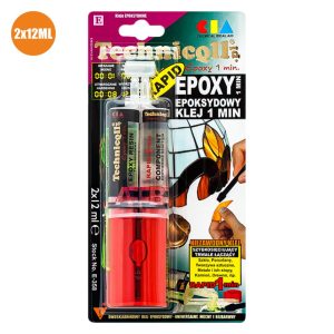 Cola Epóxi Secagem Rápida Transparente 24ml - (EPOXY24E)