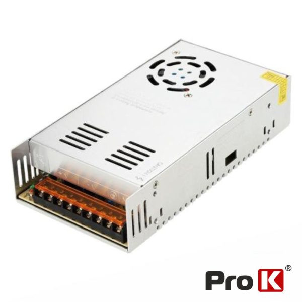 Fonte de Alimentação Industrial 12V 200W 16.5A PROK - (FAI12V-16.5A(N))