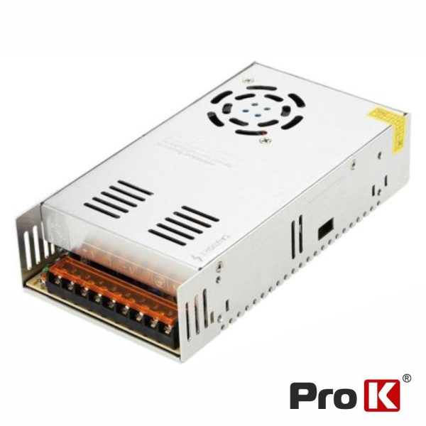 Fonte de Alimentação Industrial 12V 400W 33A PROK - (FAI12V-33A(N))