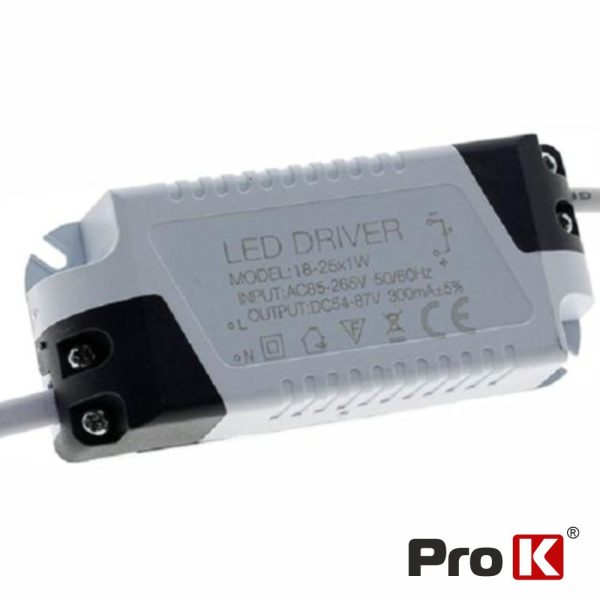 Fonte De Alimentação P/ LED 18-24W 60-90V PROK - (FAL04)