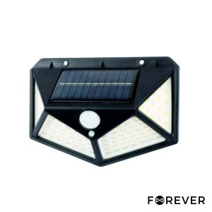 Candeeiro Exterior 6W 480lm 6000K C/ Sensor PIR Painel Solar - (FLS-65)