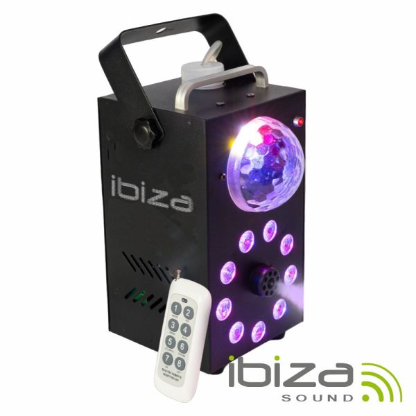 Máquina De Fumos 700W C/ 9 + 6 LEDS RGB Astro IBIZA - (FOGGY-ASTRO)