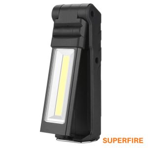 Lanterna de Trabalho C/ Íman E Gancho 5W+7W IP44 SUPERFIRE - (G15-S)