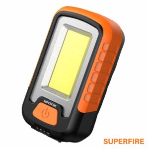 Lanterna de Trabalho C/ Íman E Gancho 10W COB IP43 SUPERFIRE - (G21)